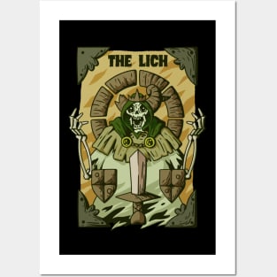 Adventure time The lich King, tarot card design of The Lich King from adventure time Posters and Art